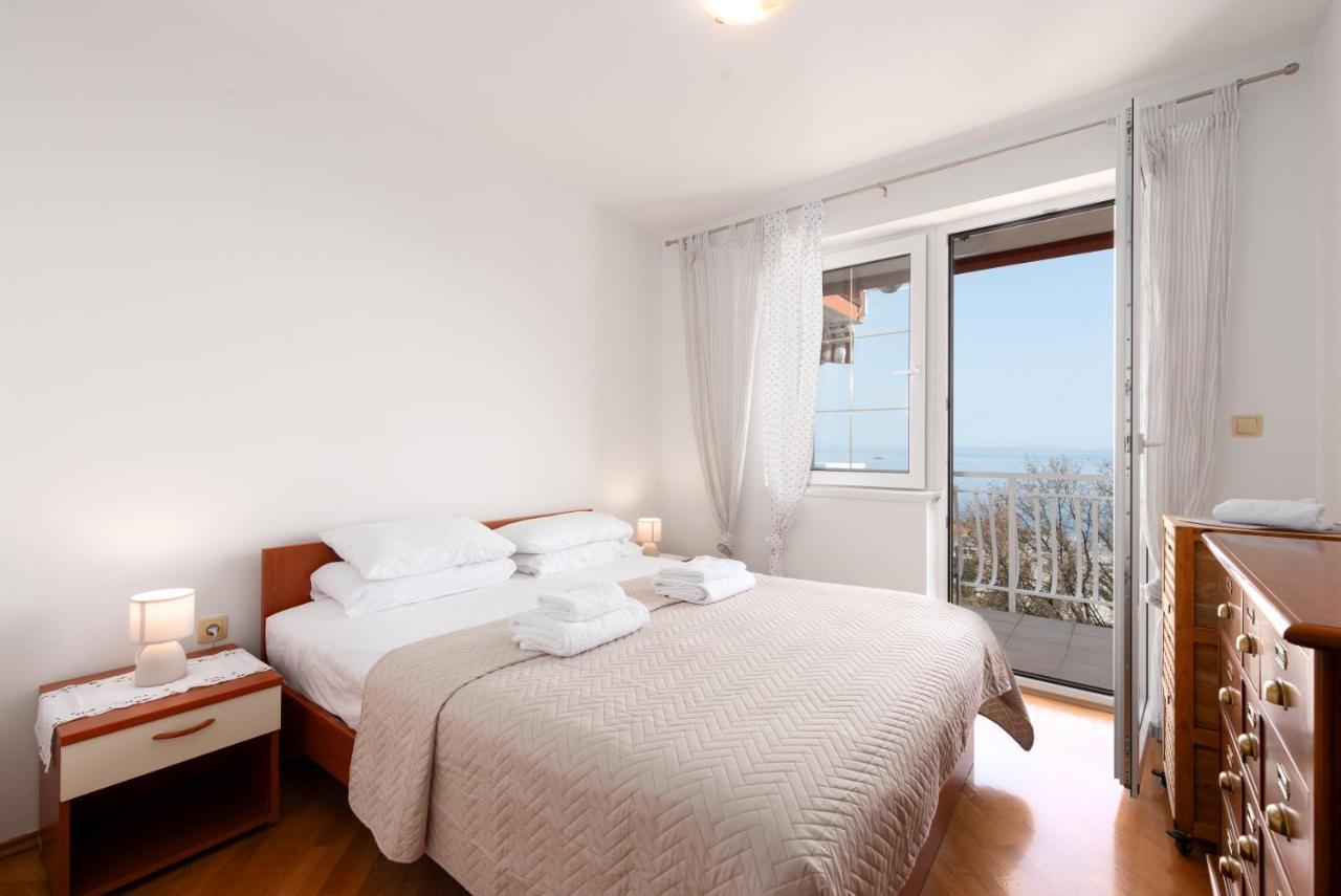Apartment Cozy Bosnjak Near Opatija, With Sea View Terrace, Air Condition, Free Private Parking